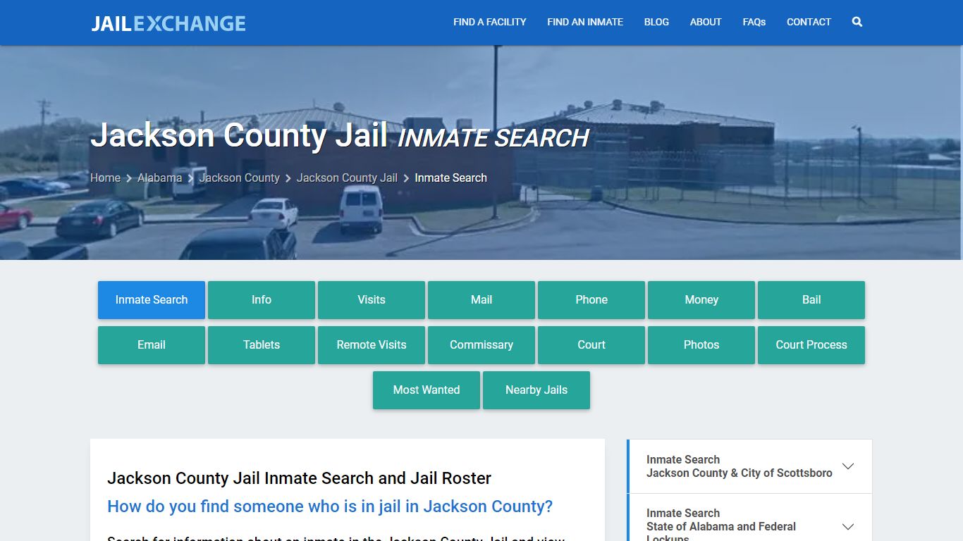 Inmate Search: Roster & Mugshots - Jackson County Jail, AL